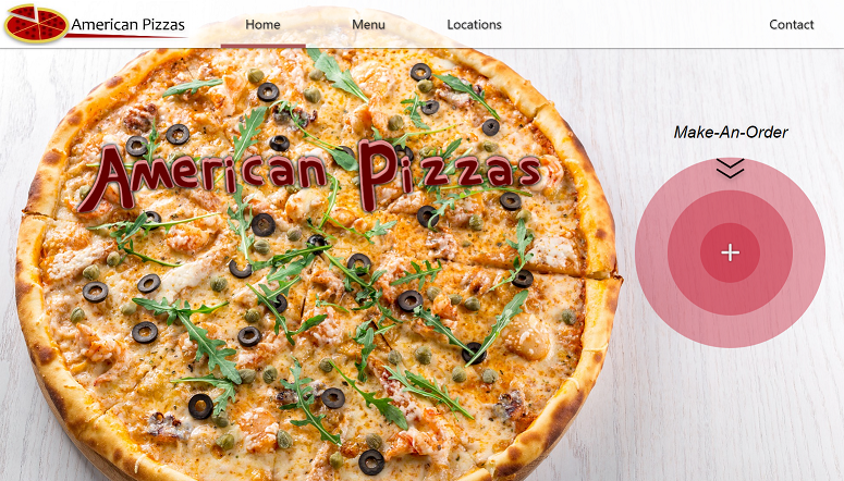 american pizza website